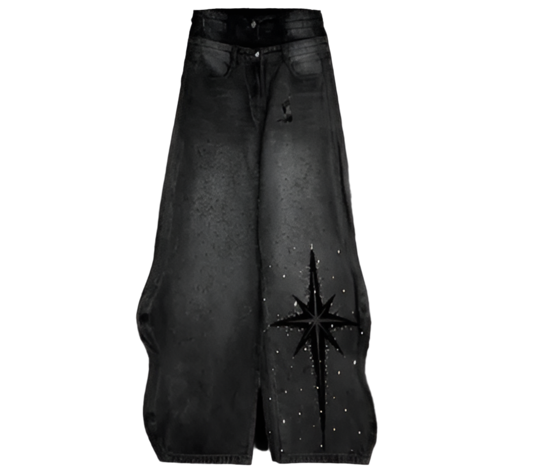 BLACK DENIM JEANS