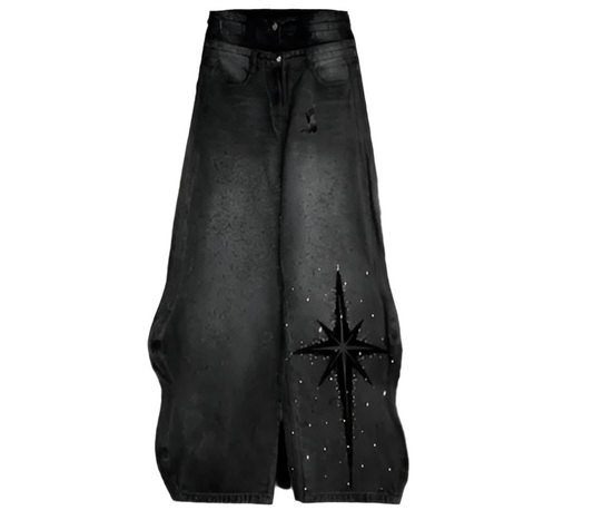 BLACK DENIM JEANS